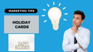 Marketing Tips Holiday Cards YouTube Thumbnail image